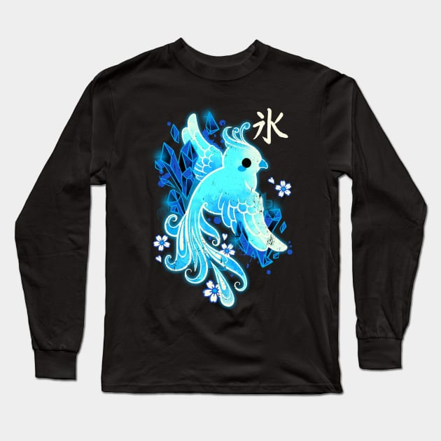 Ice phoenix kawaii Long Sleeve T-Shirt by NemiMakeit